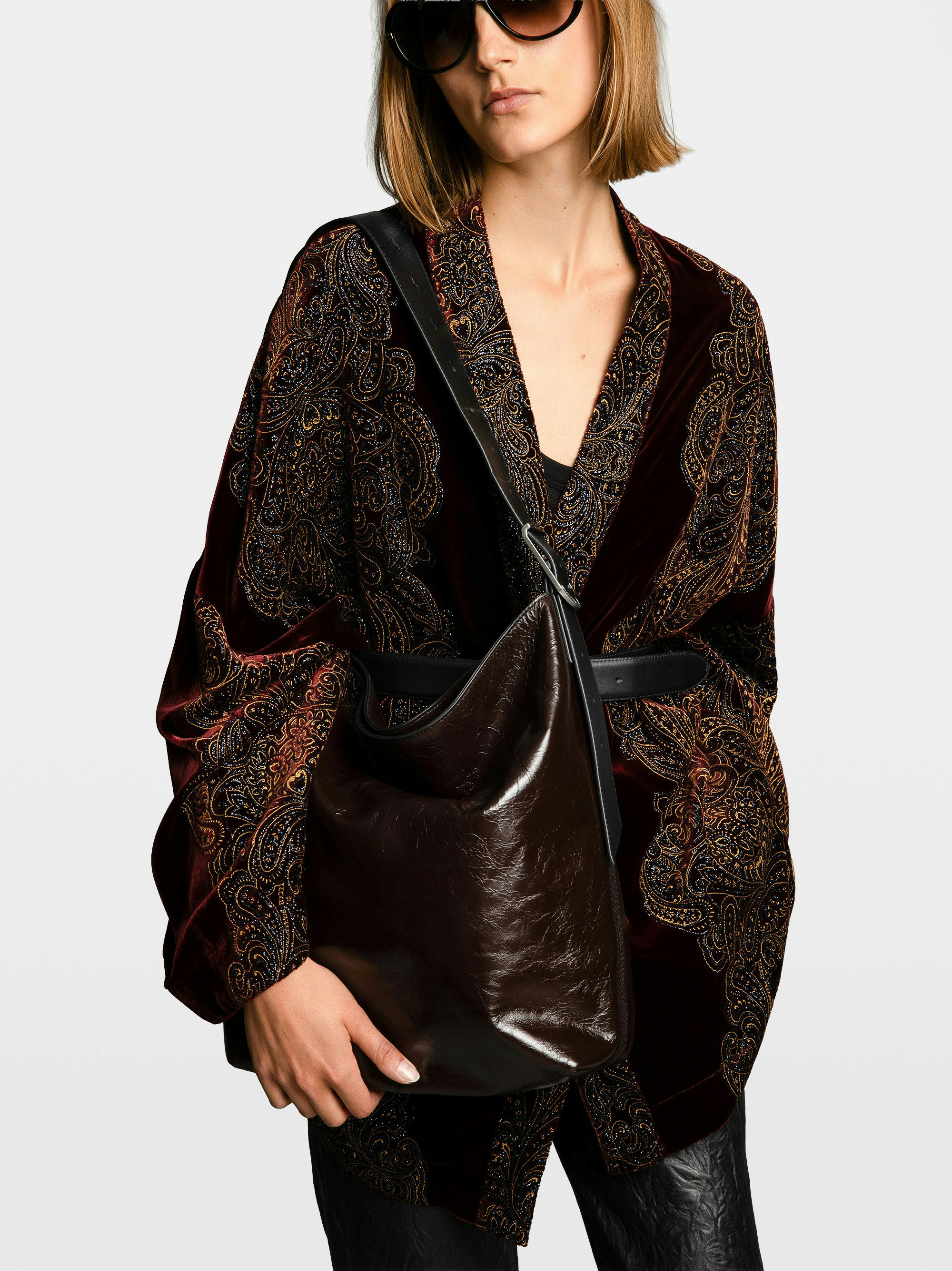 Jane Hobo Vintage Patent Bag