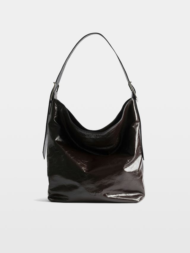 Jane Hobo Vintage Patent Bag