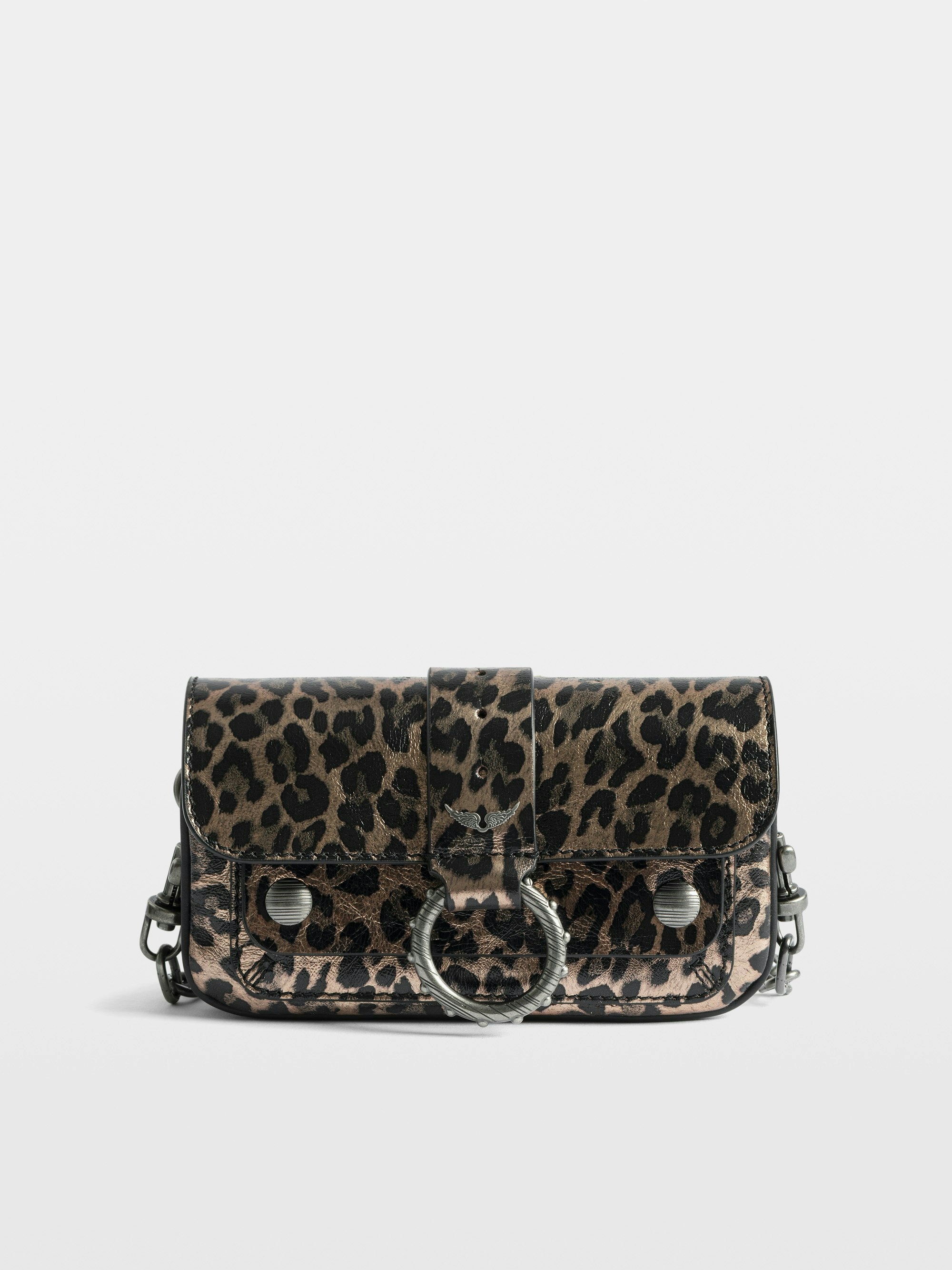 Kate Wallet Metal Leopard Bag