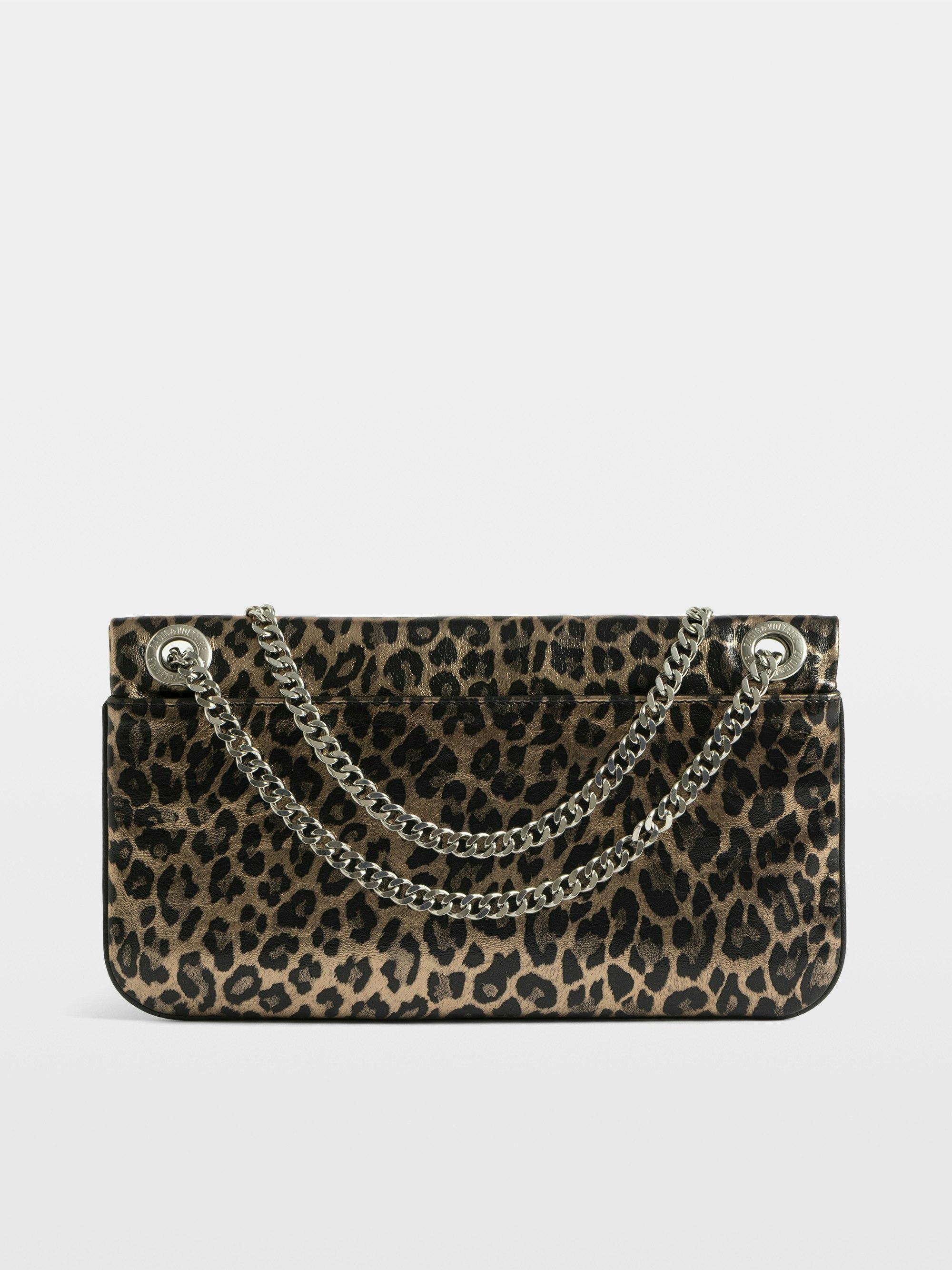 Rock II Metal Leopard Clutch