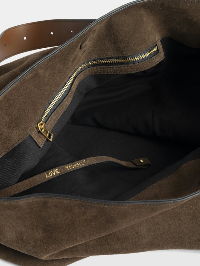 Jane Hobo XL Suede Bag