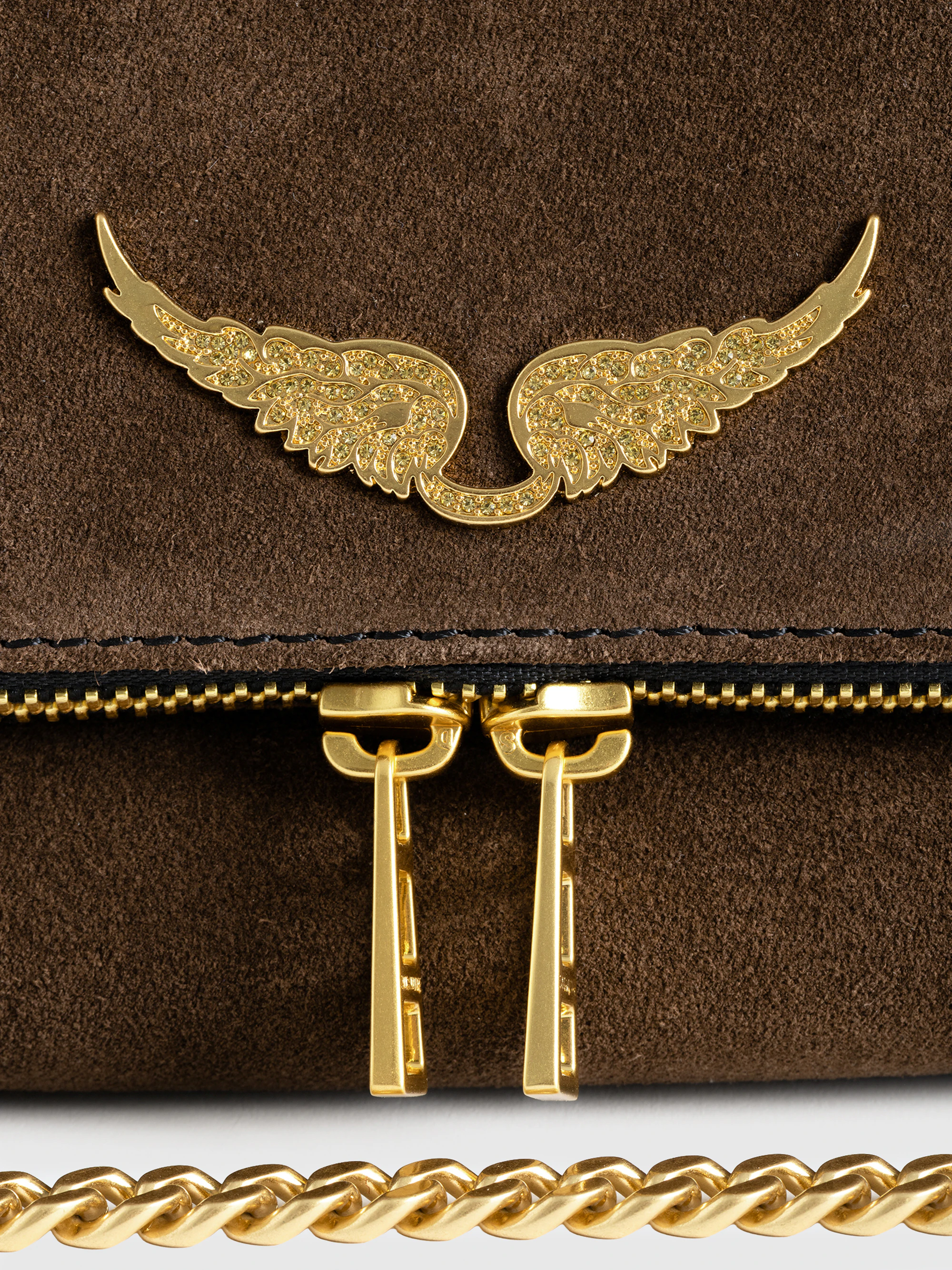 Rocky II Suede Bag