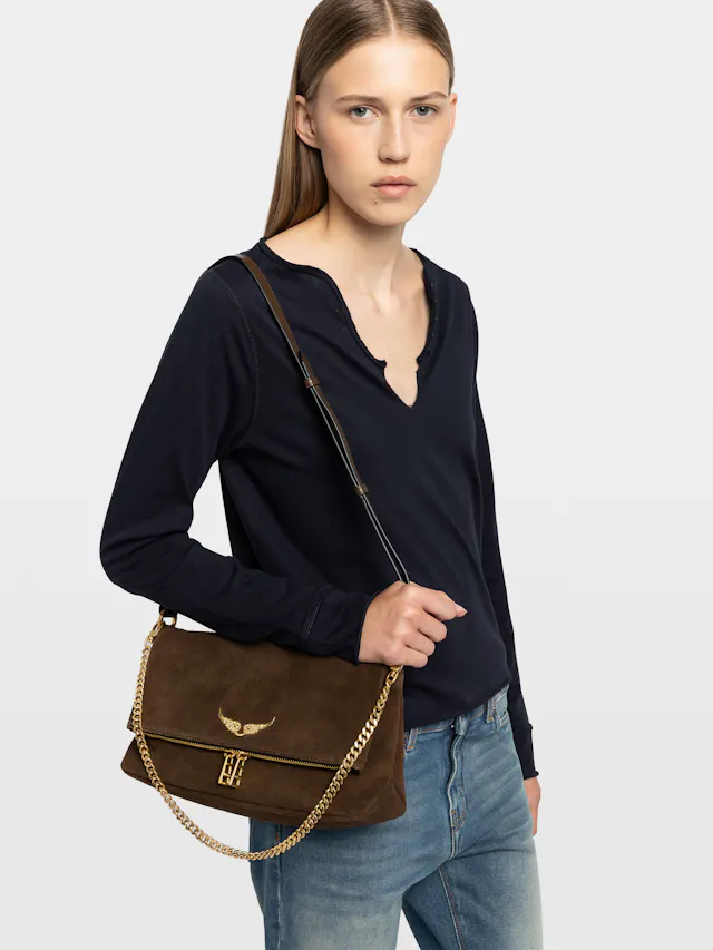 Rocky II Suede Bag