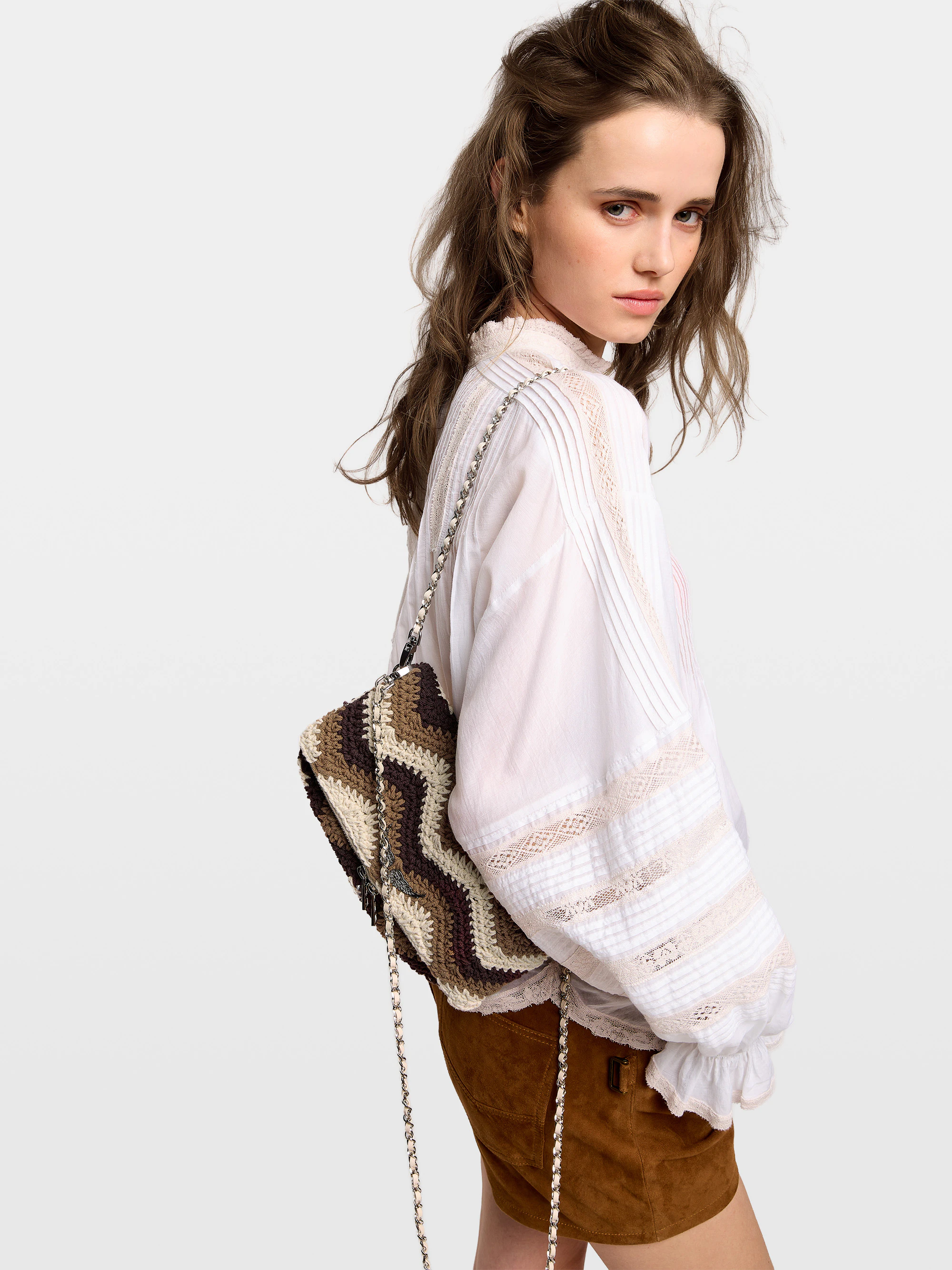 Rock Macramé Clutch