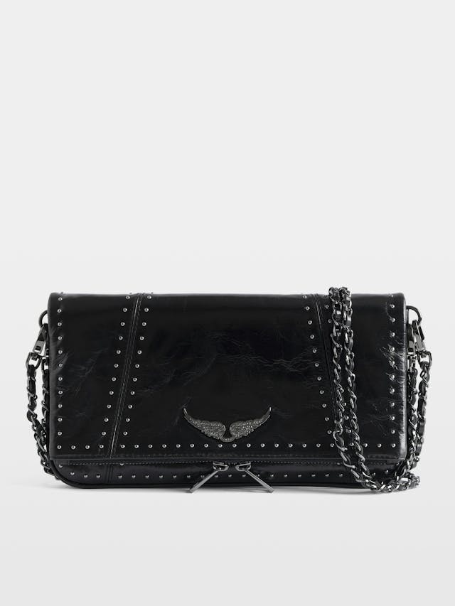 Pochette Rock Vintage Patent Studs