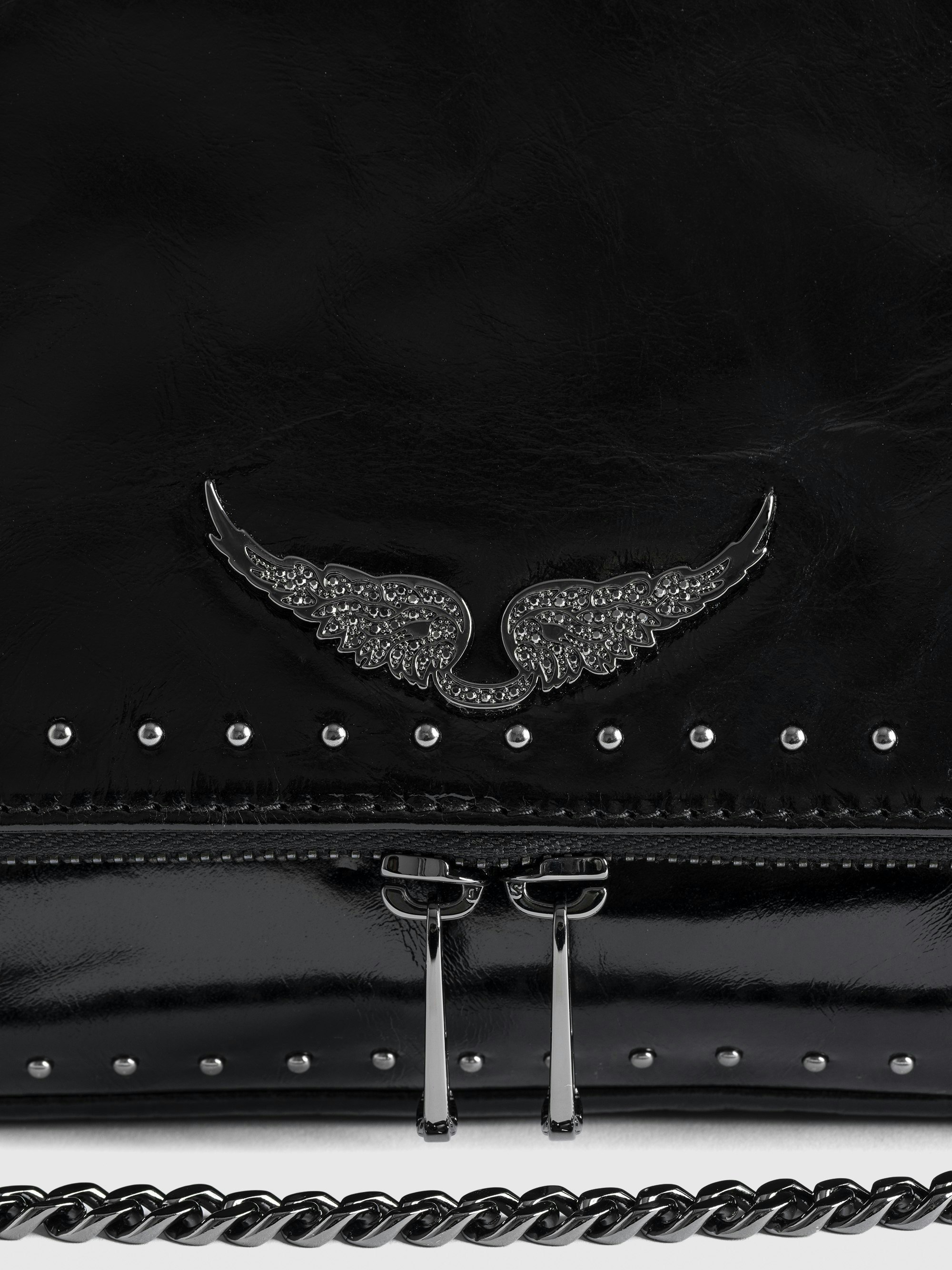 Rocky II Vintage Studded Leather Bag