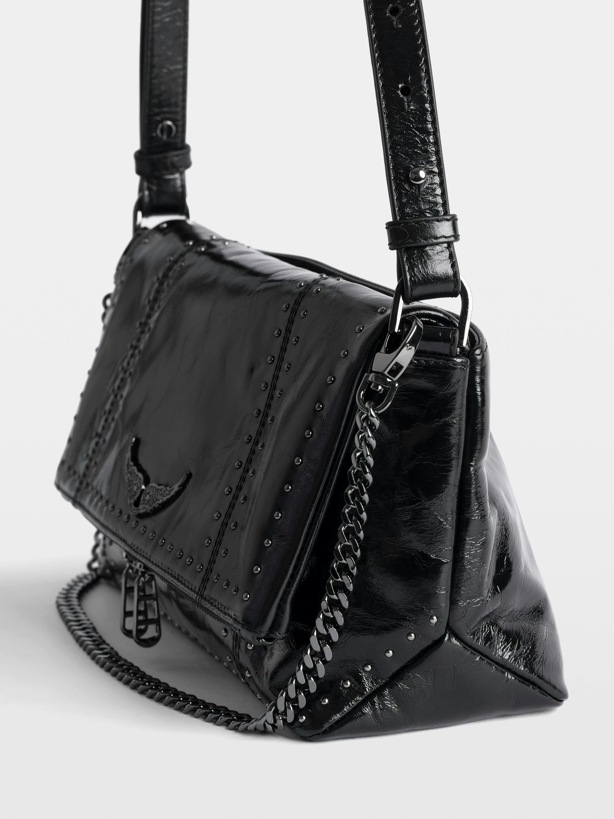 Rocky II Vintage Studded Leather Bag
