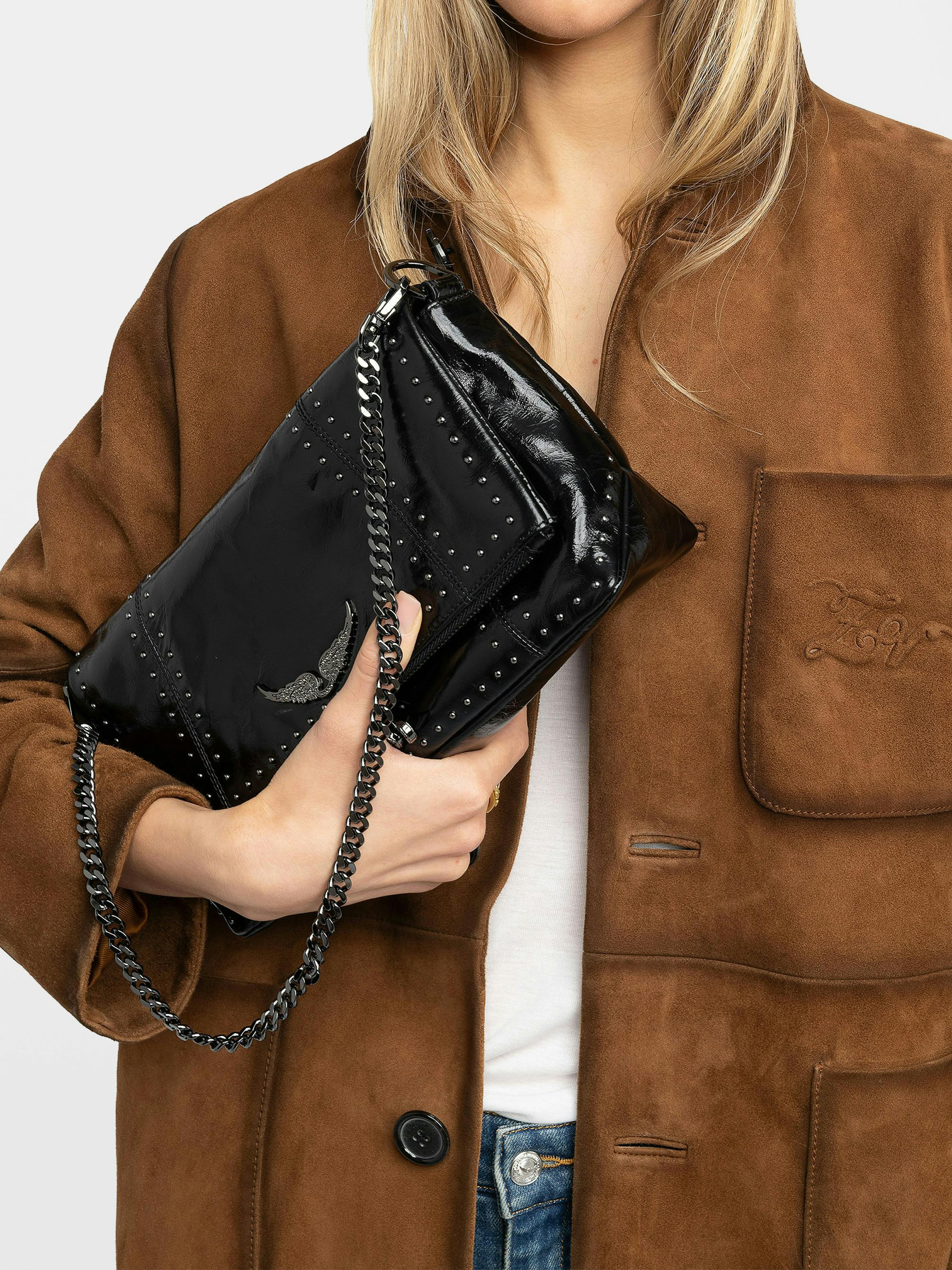 Borsa Rocky II Vintage Patent Studs 7