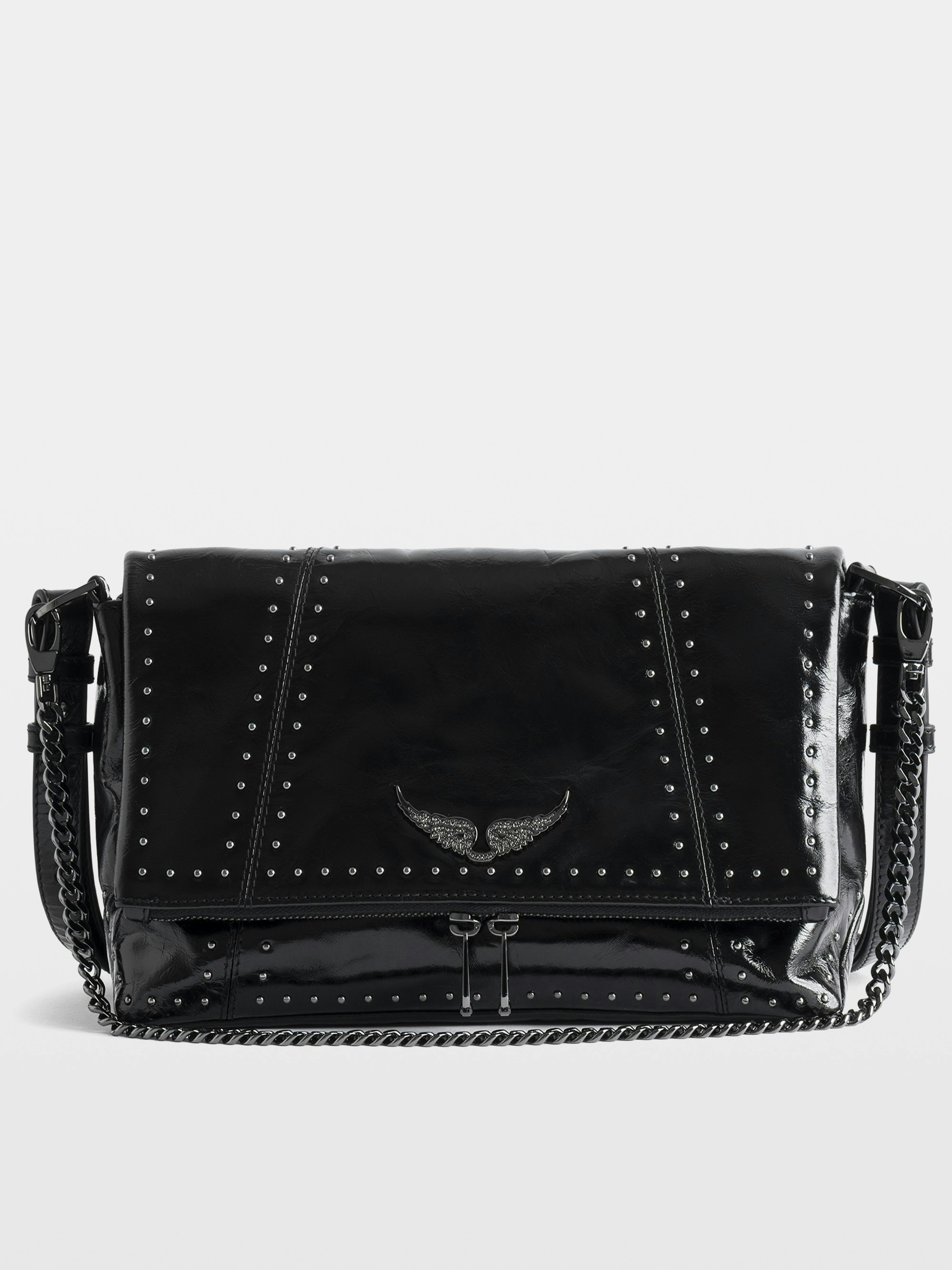 Rocky II Vintage Studded Leather Bag