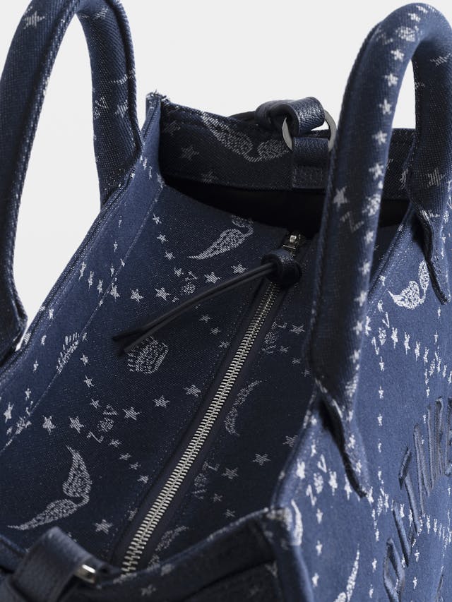 Angel Monogram Denim Tote