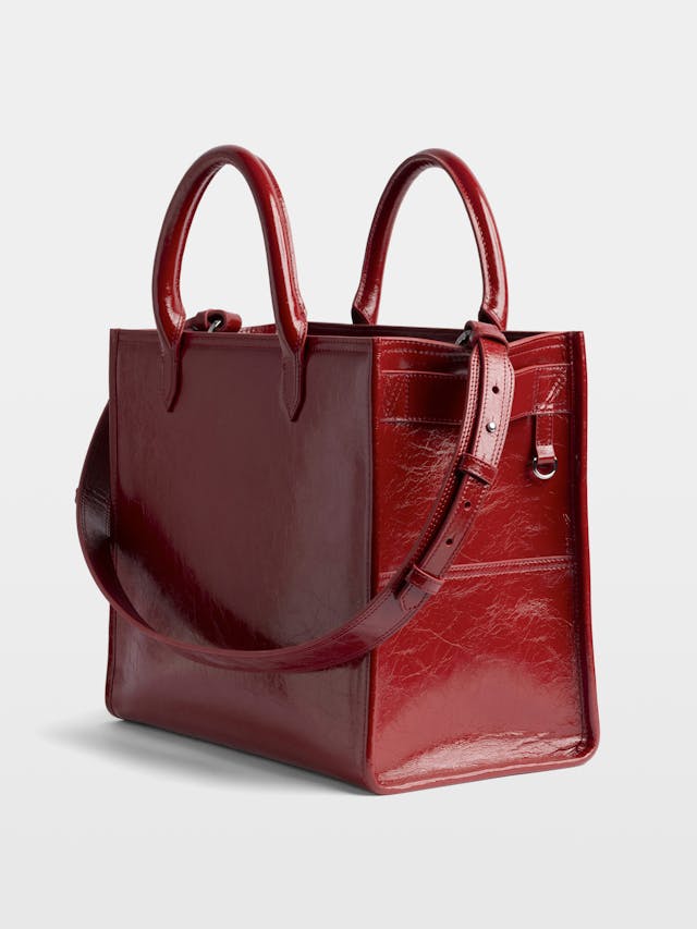 Angel Tote Tasche Wrinkled Patent
