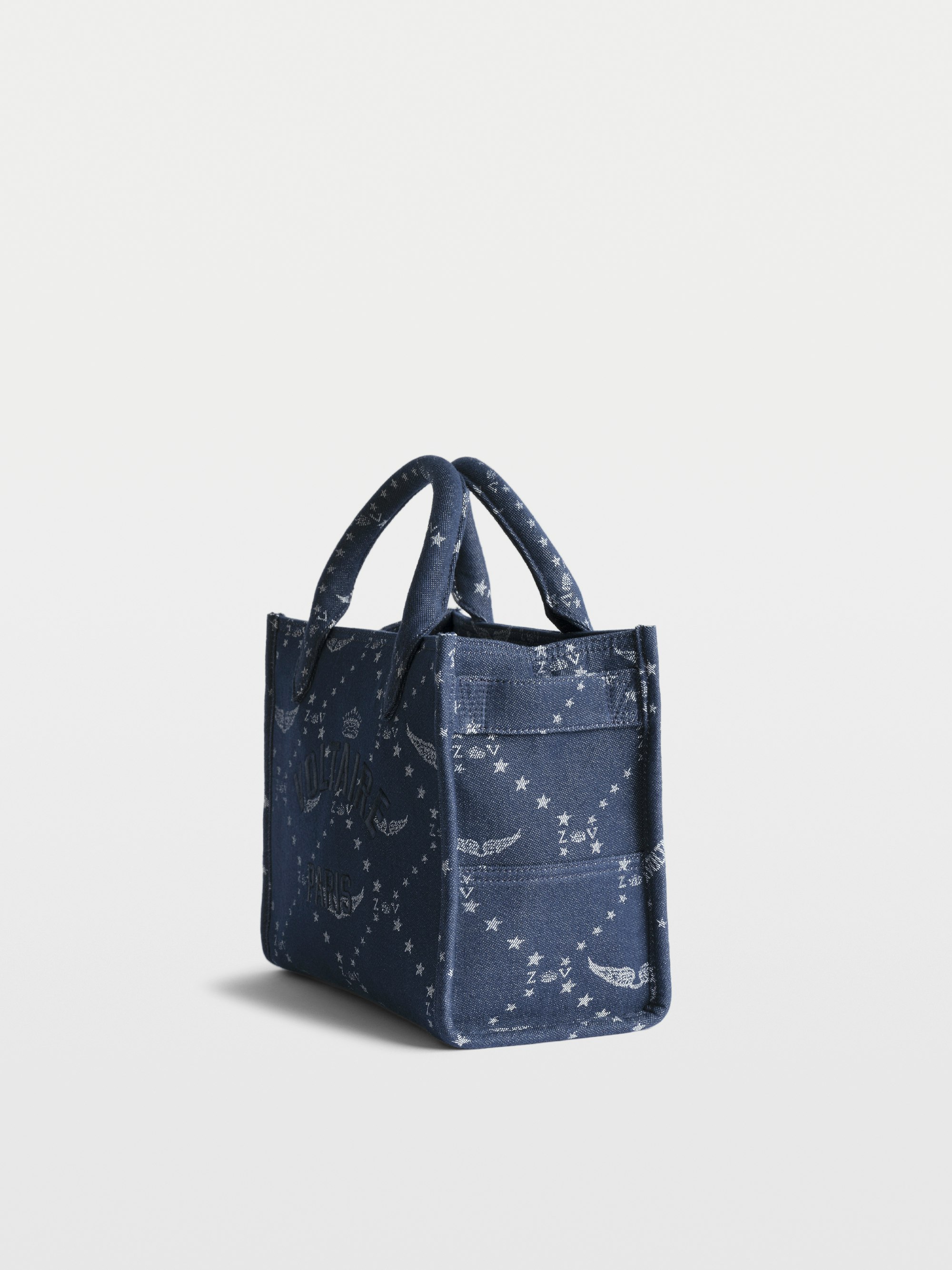 Borsa Angel Tote XS Monogramma Denim