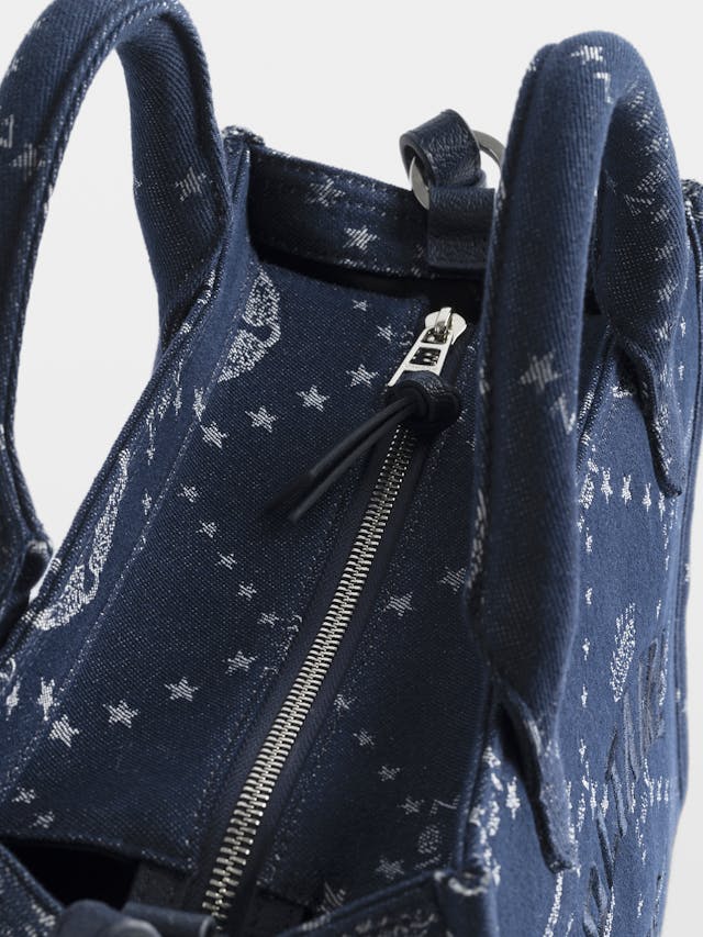 Angel Tote XS Denim-Monogramm Tasche