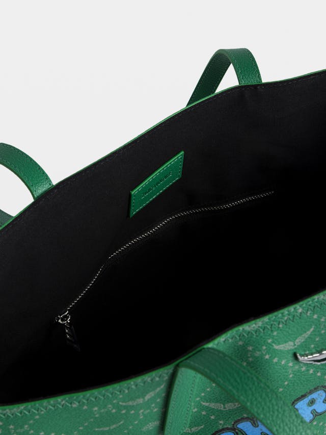 Z Shopper Monogram Tag Bag