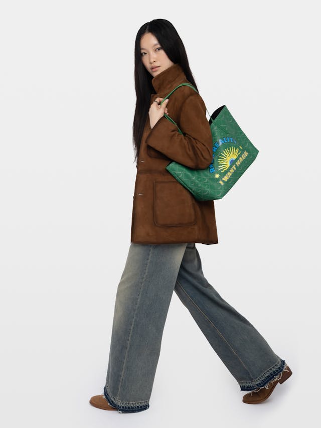 Z Shopper Monogram Tag Bag