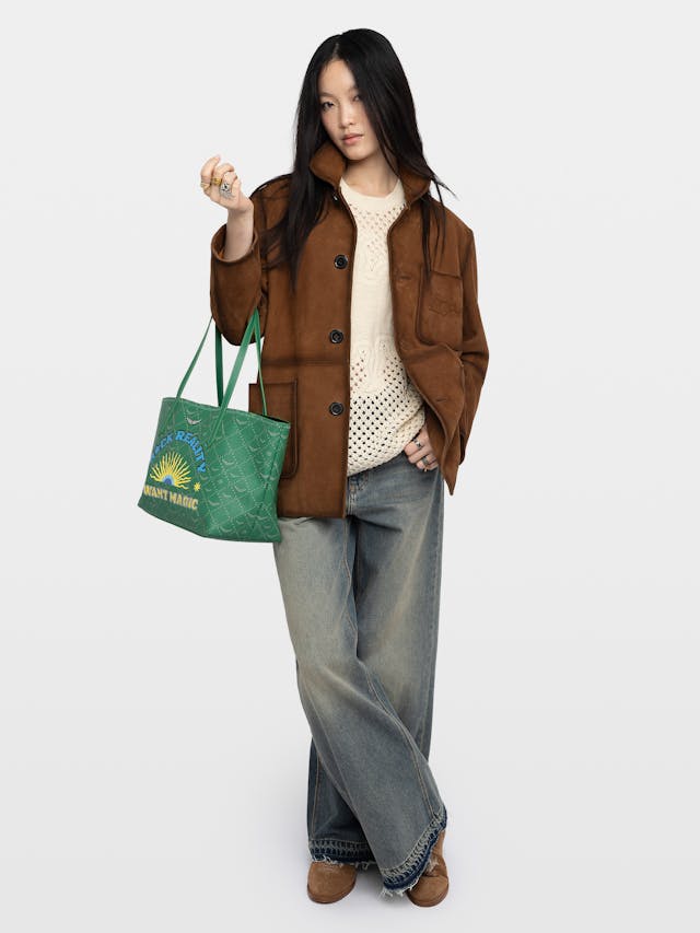 Z Shopper Monogram Tag Bag