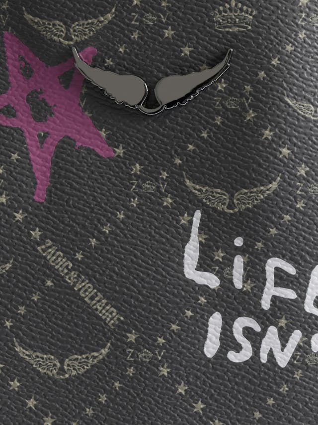 Z Shopper Monogram Tag Bag