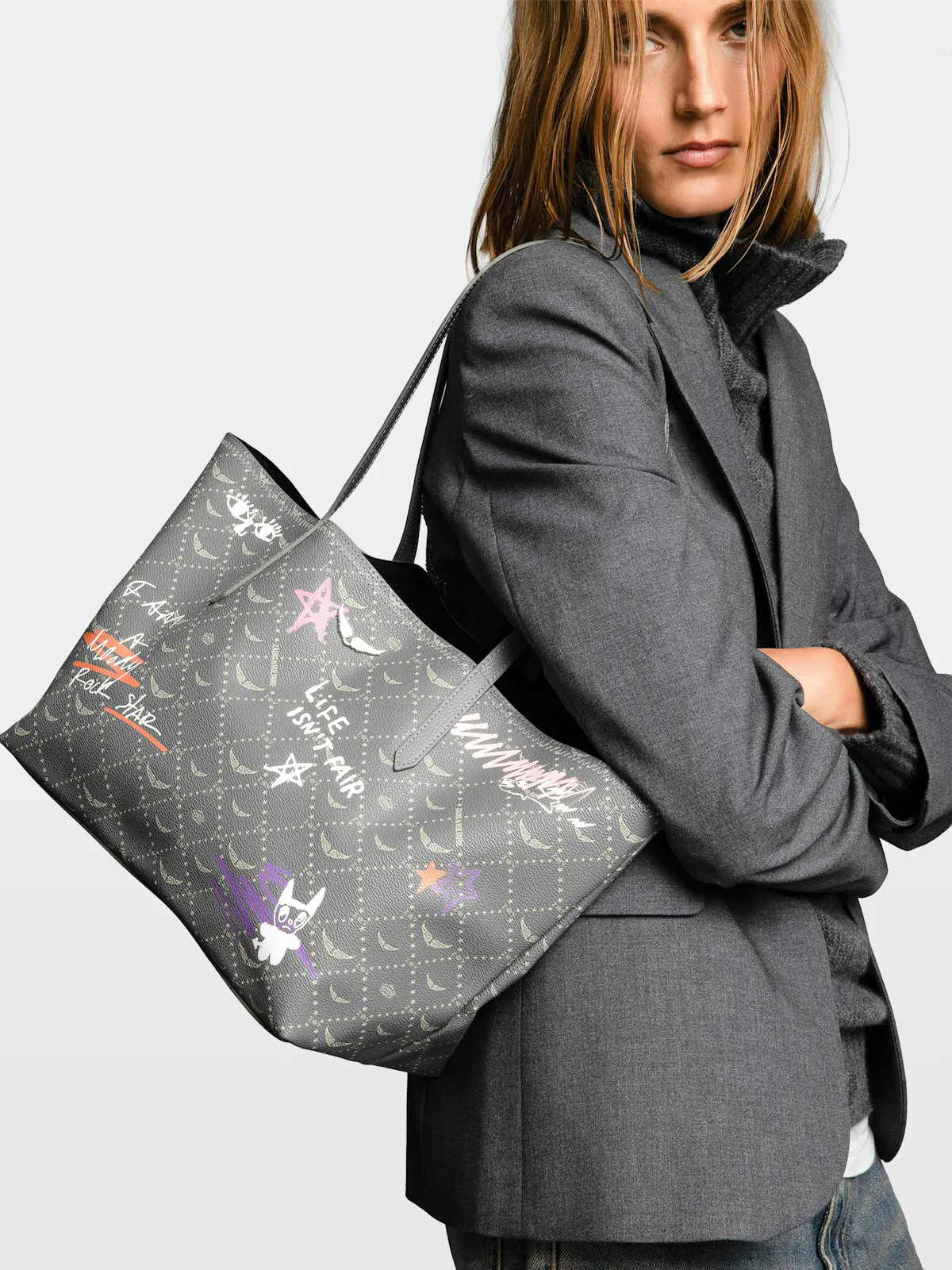 Sac Z Shopper Monogram Tag