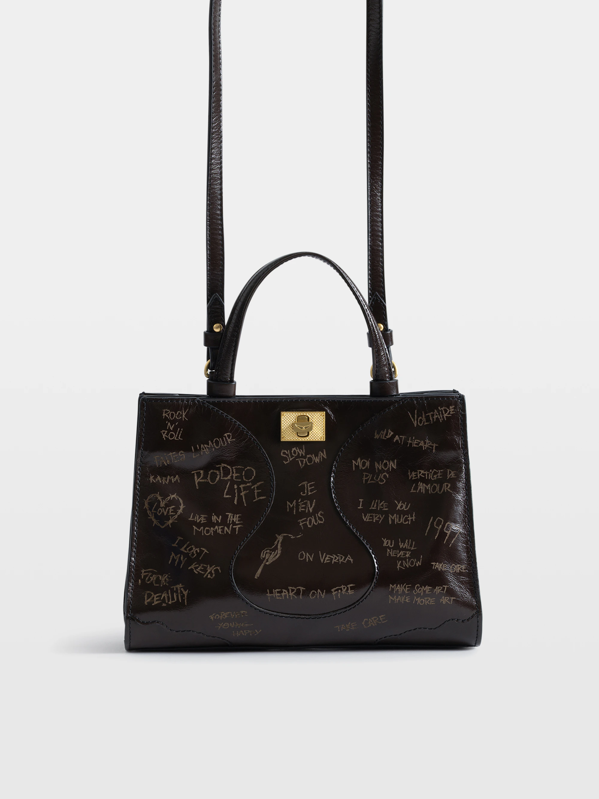 Jack Mini Vintage Patent Laser Bag
