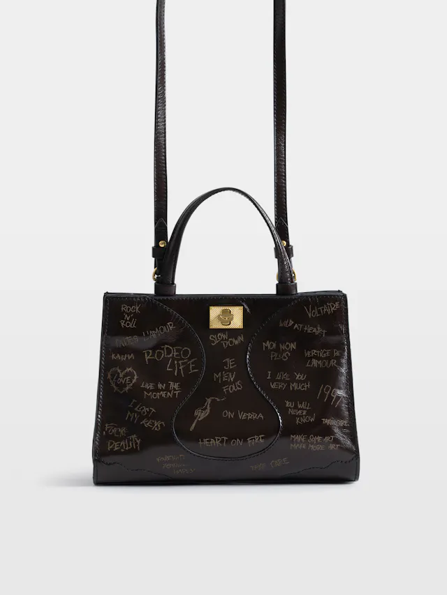 Jack Mini Vintage Patent Laser Bag