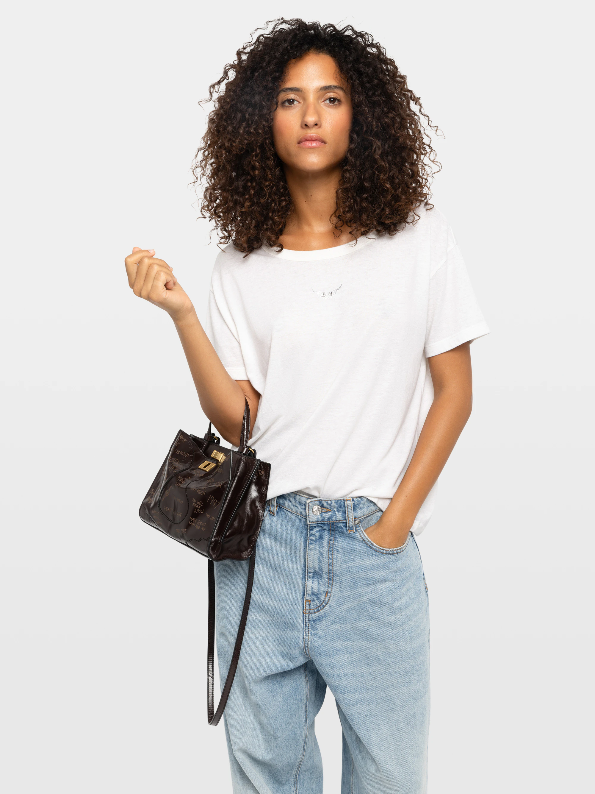 Jack Mini Vintage Patent Laser Bag