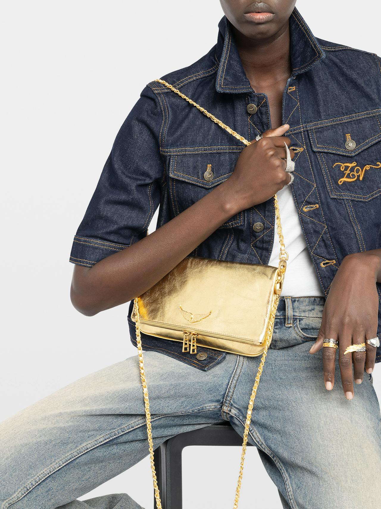 Rock Vintage Metal Clutch