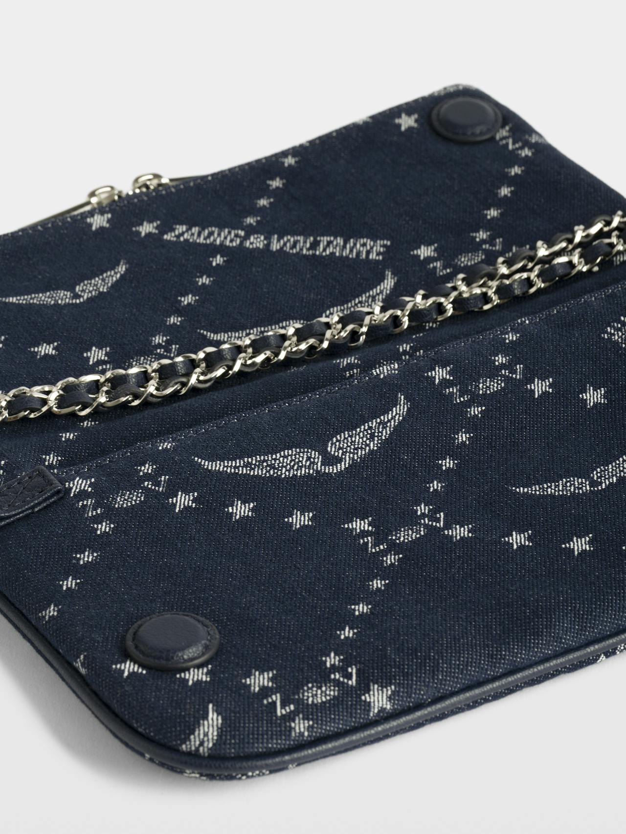 Clutch Rock Denim Monogram