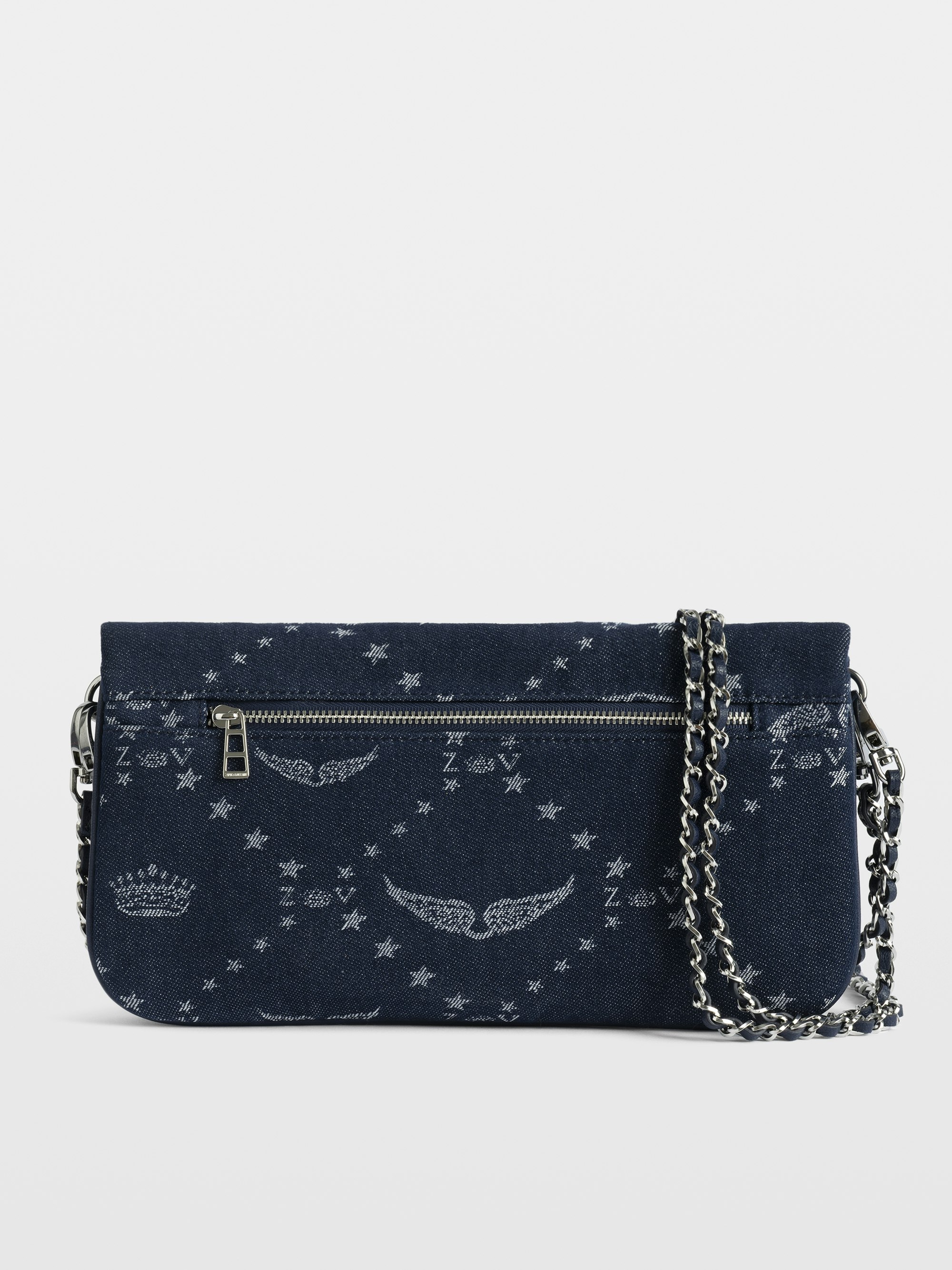 Clutch Rock Denim Monogram