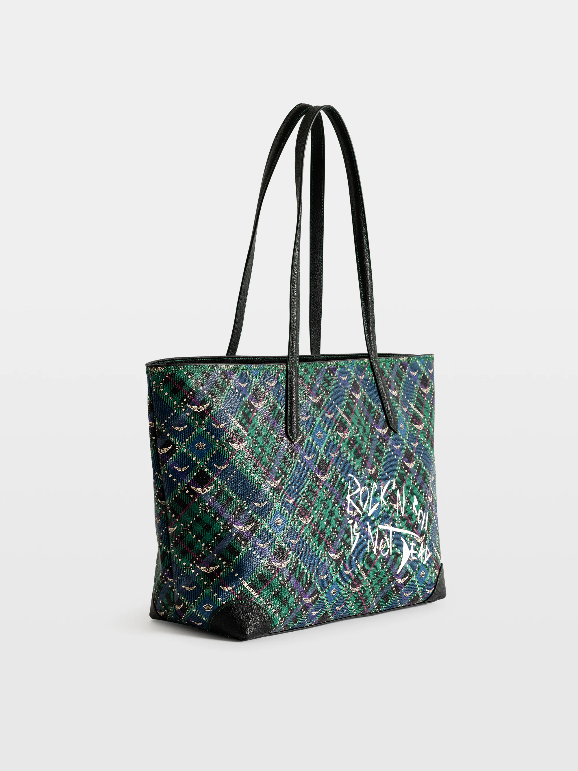 Z Shopper Punk Check Bag