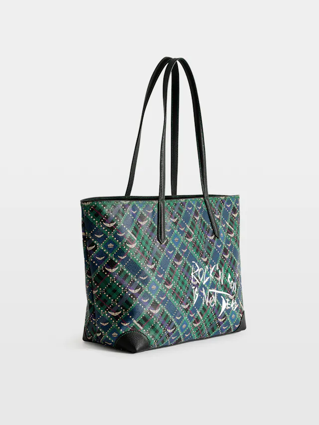 Z Shopper Punk Check Bag