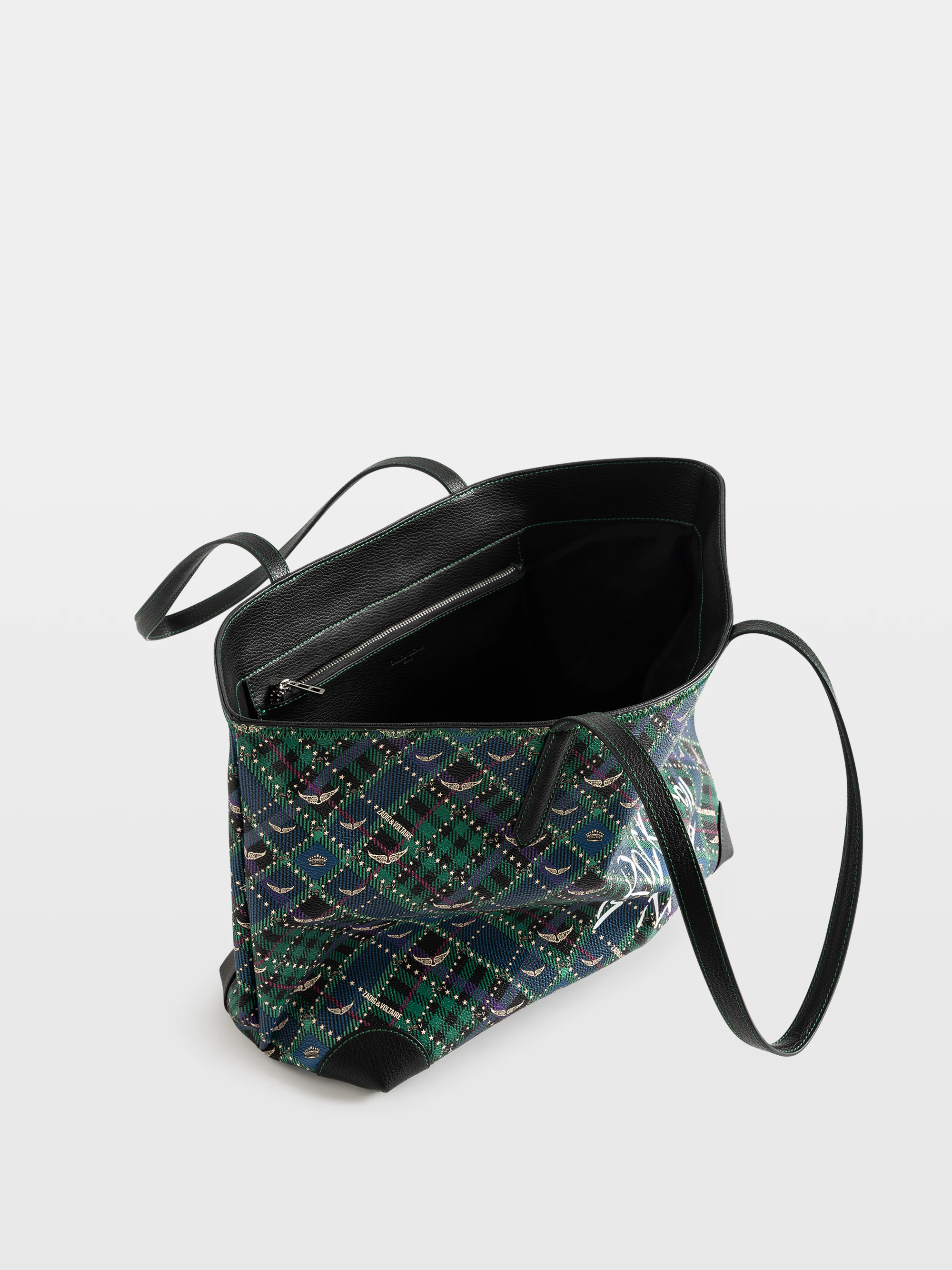 Z Shopper Punk Check Bag