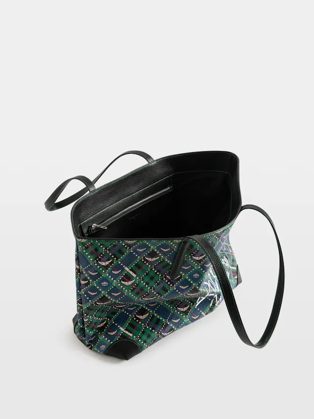 Z Shopper Punk Check Bag
