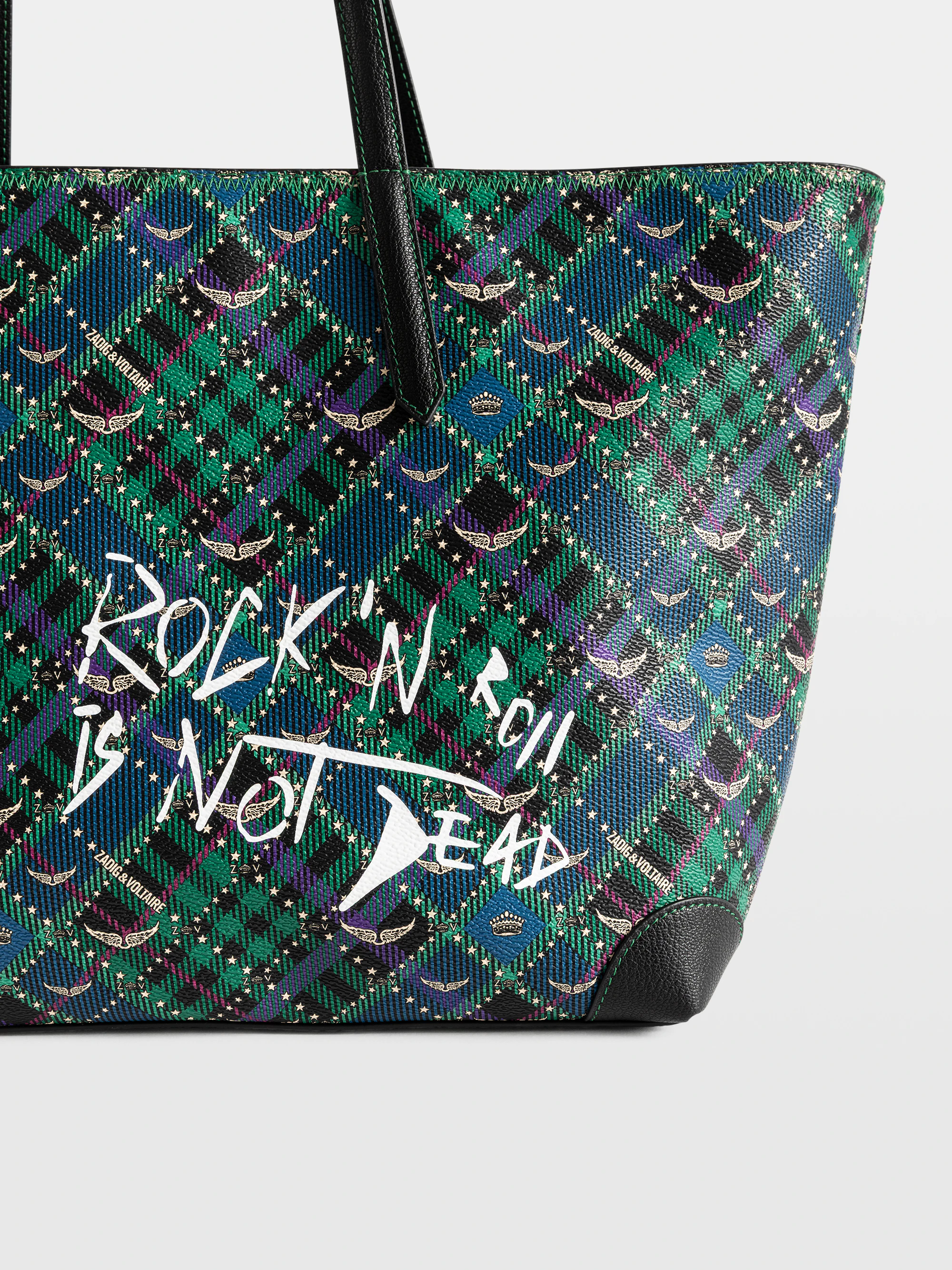 Z Shopper Punk Check Bag