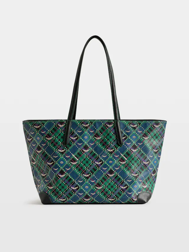 Z Shopper Punk Check Bag