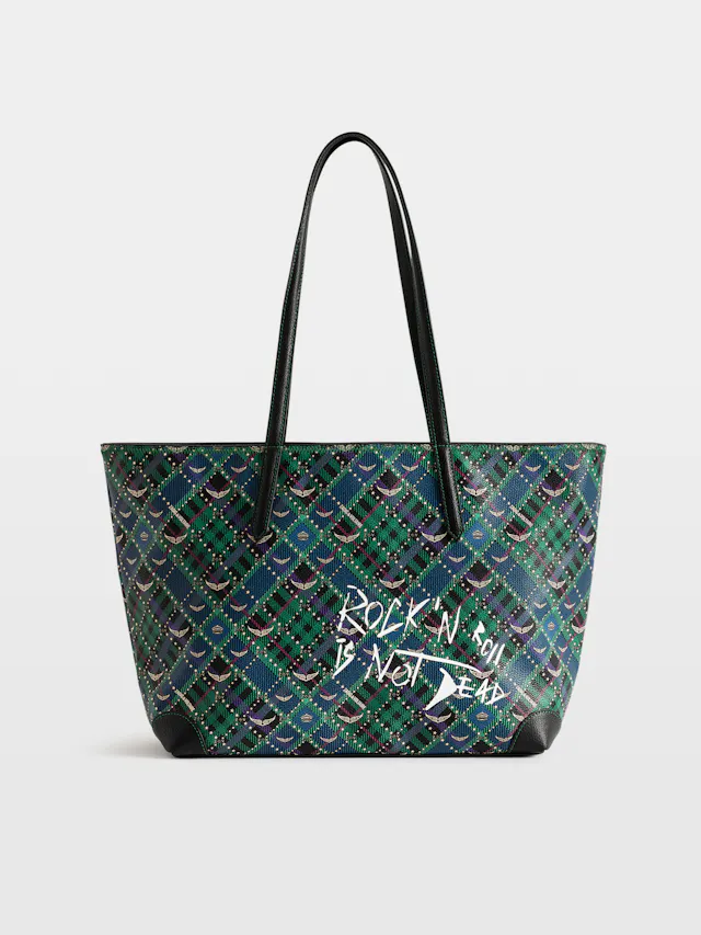 Z Shopper Punk Check Bag