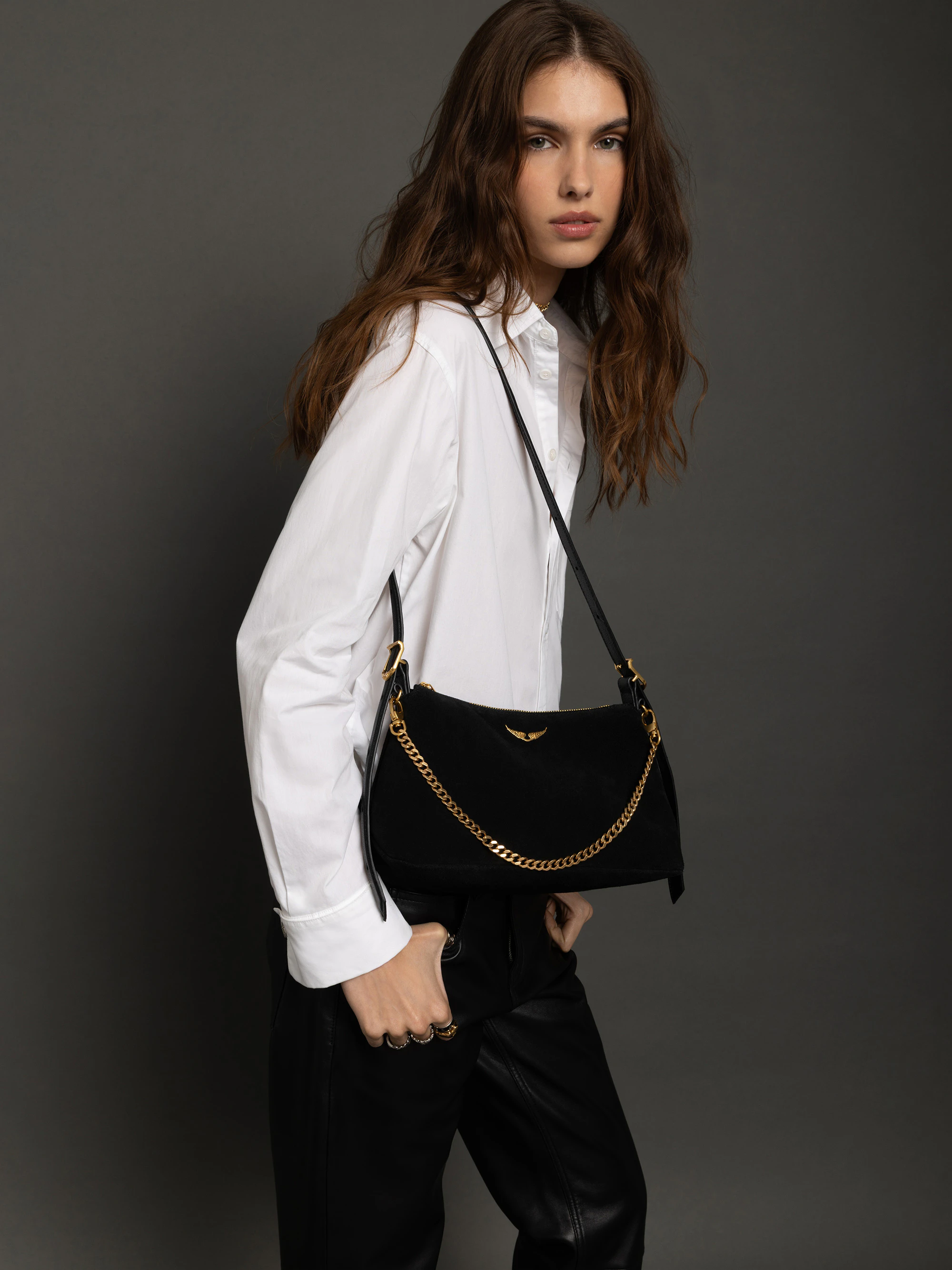 Jim Mini Suede Bag