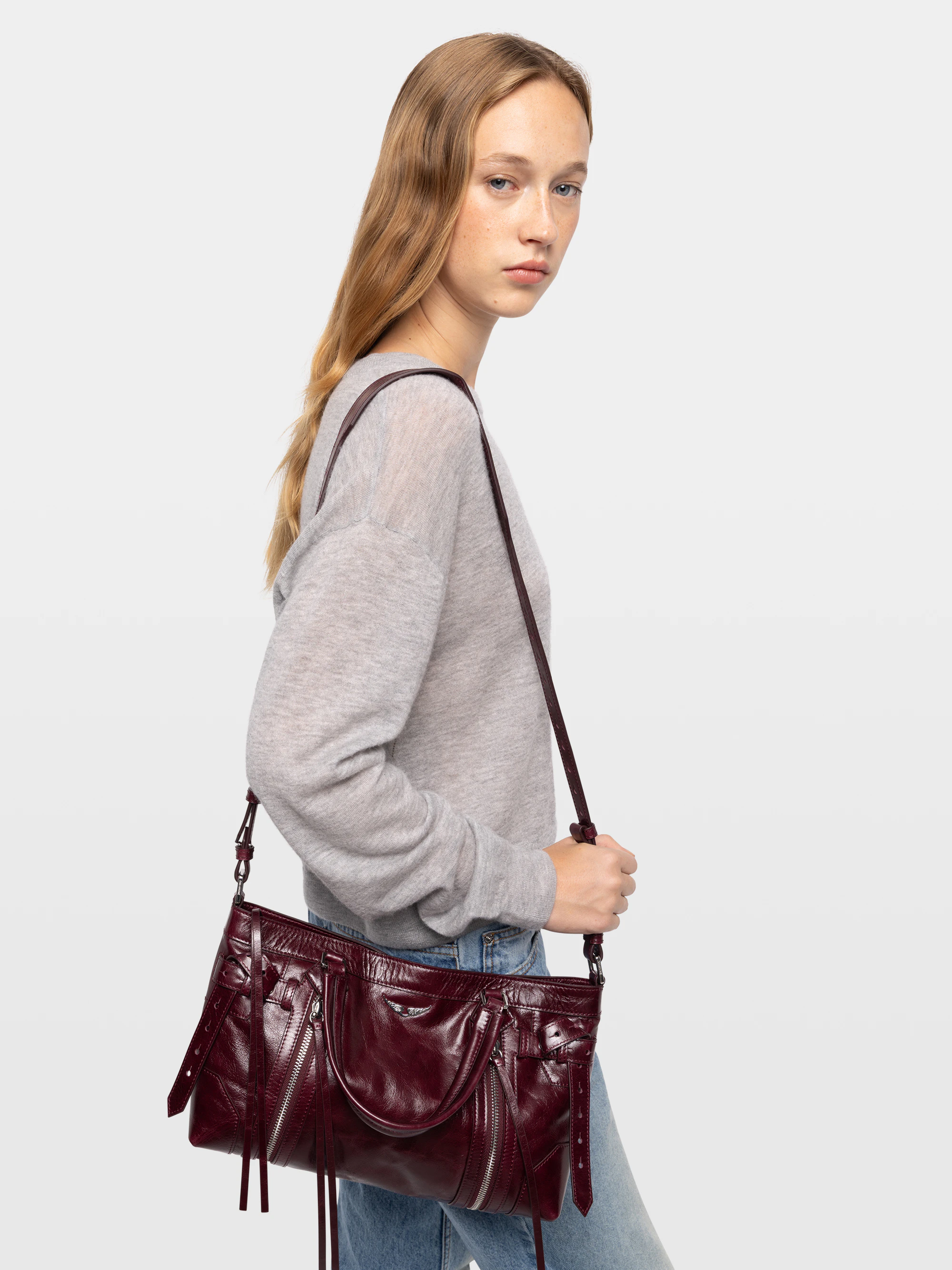 Madison Small Vintage Patent Bag