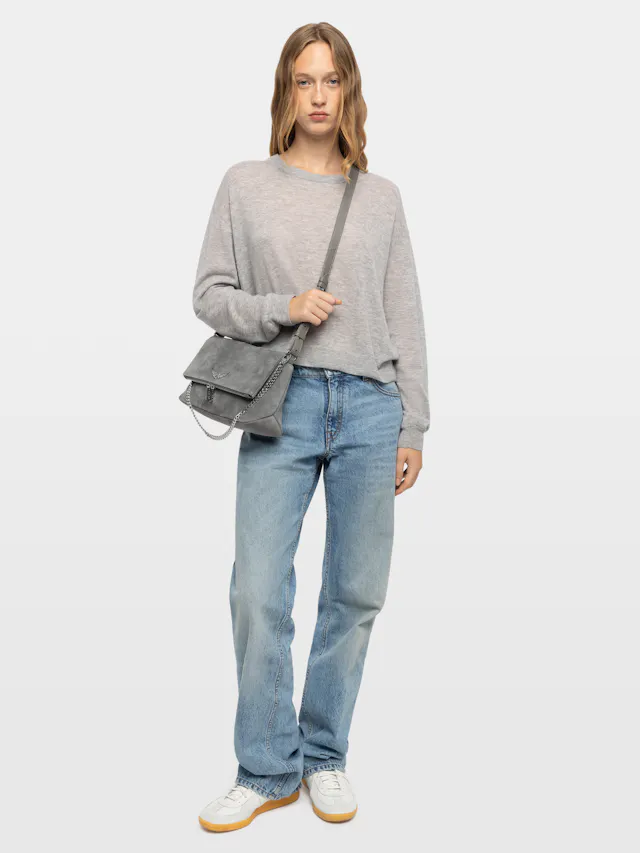 Rocky II Suede Bag