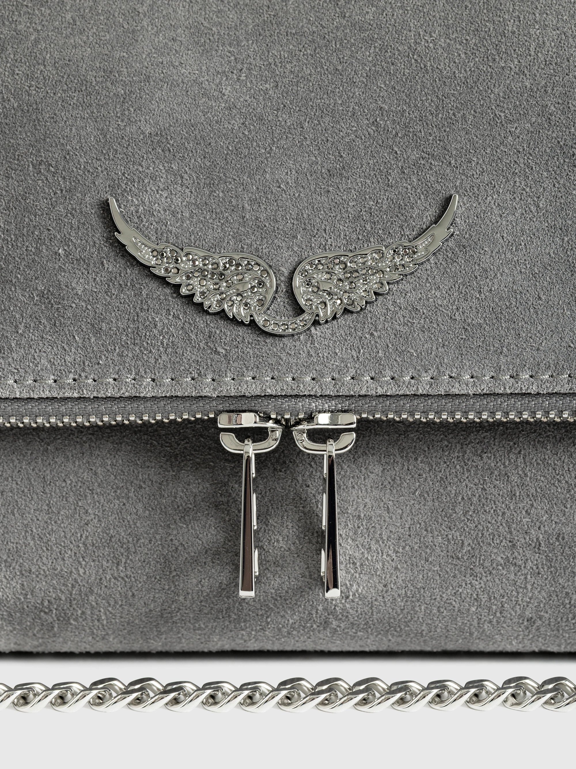 Rocky II Suede Bag