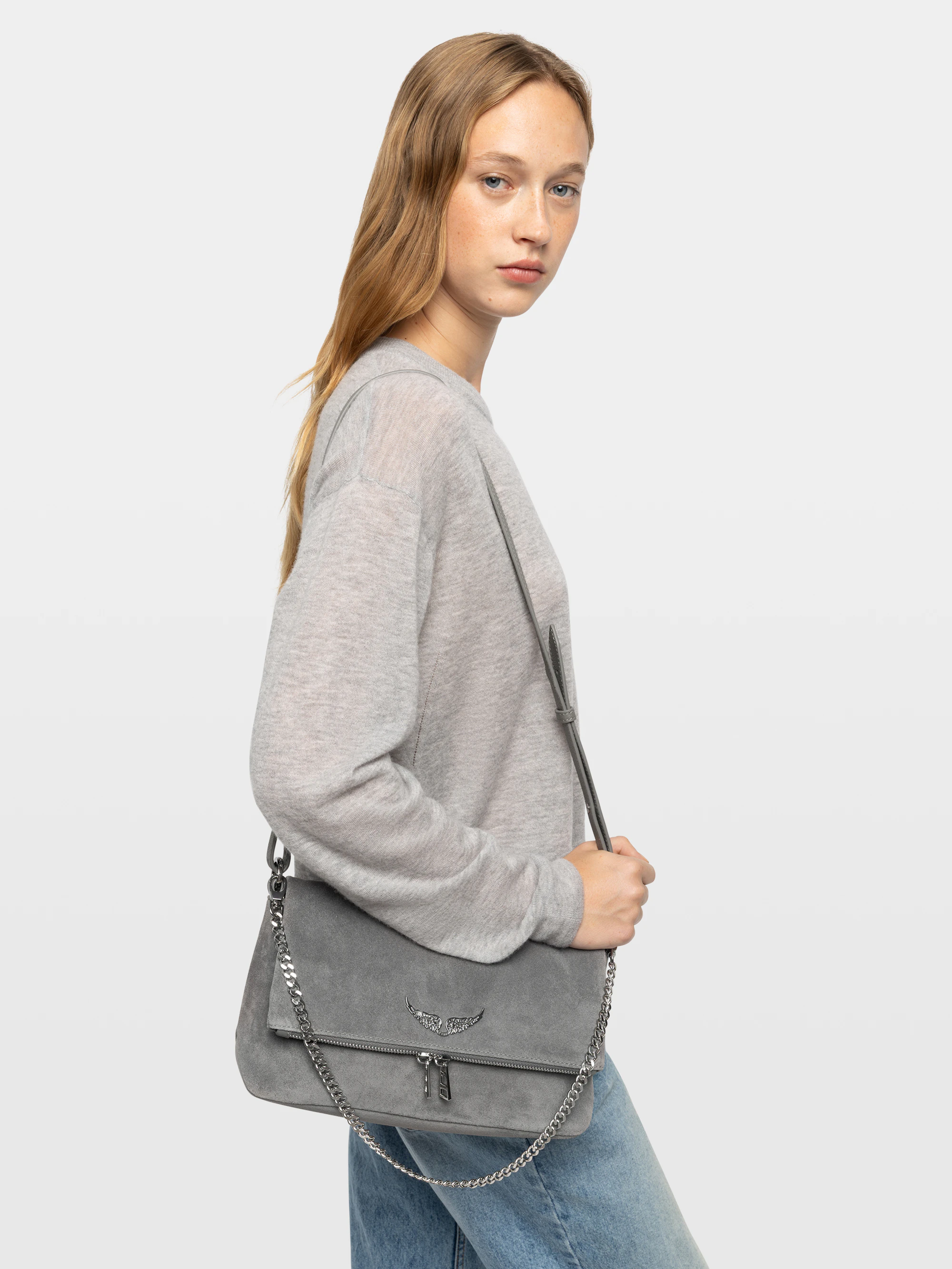 Rocky II Suede Bag