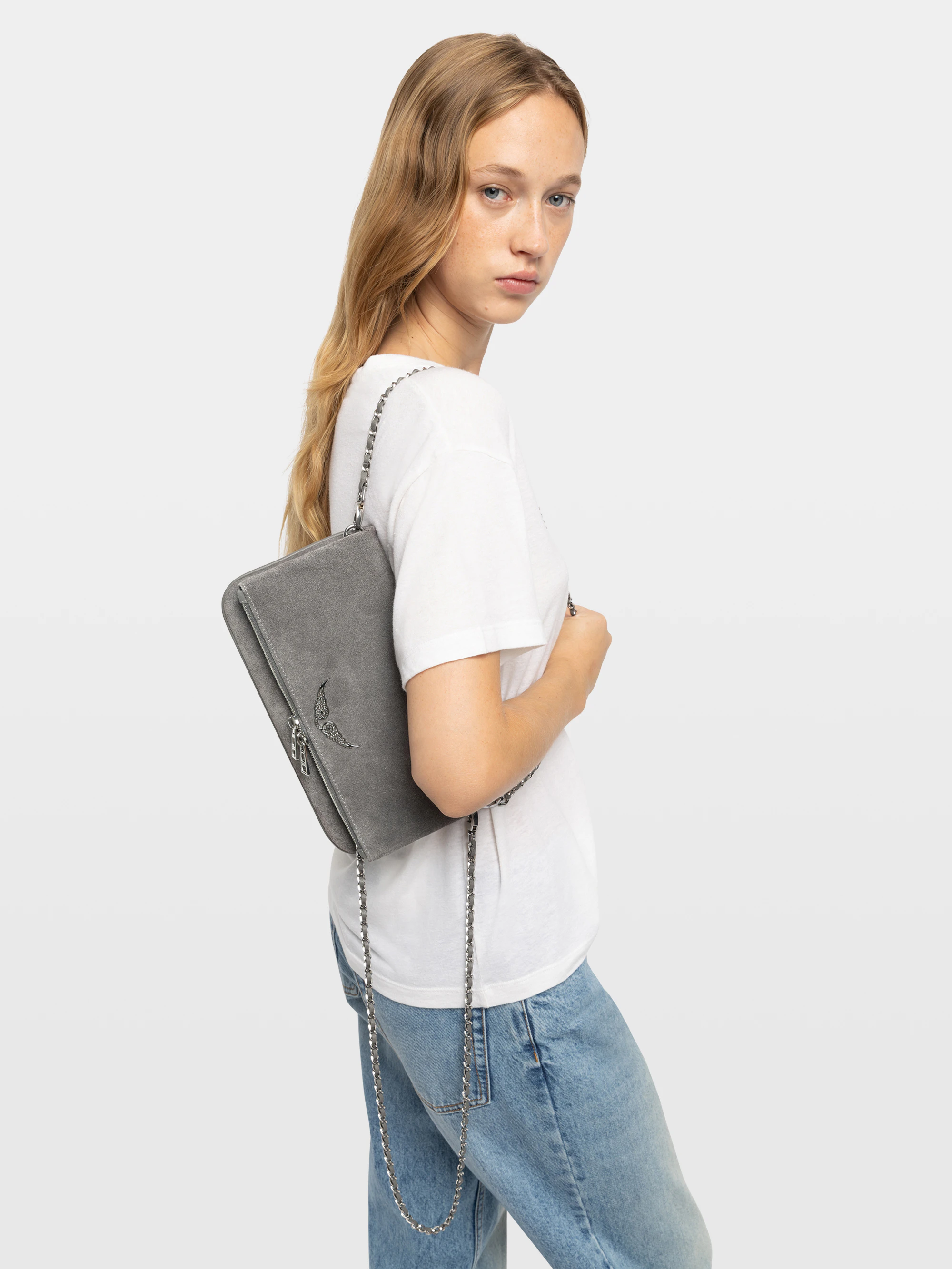 Bolso de mano Rock Suede