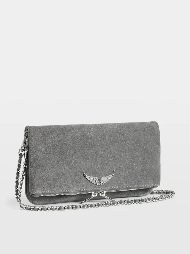 Rock Suede Clutch