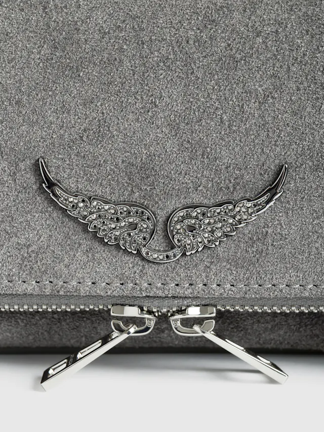 Rock Suede Clutch