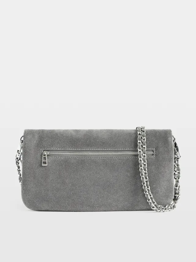 Rock Suede Clutch