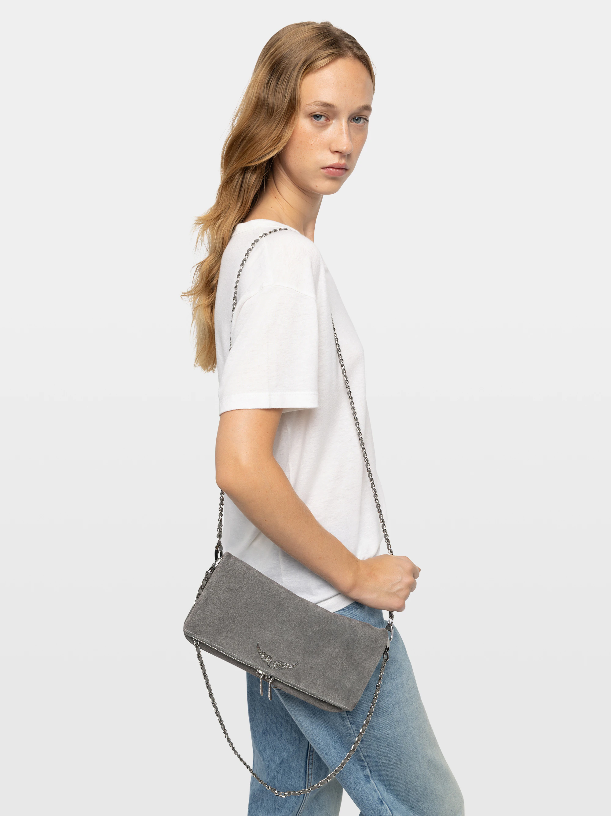 Bolso de mano Rock Suede