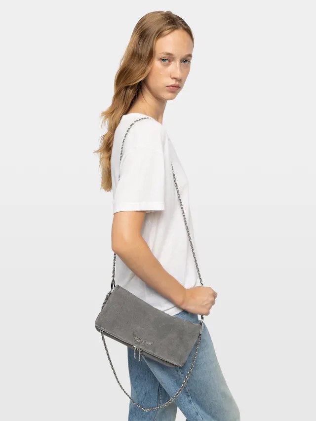 Rock Suede Clutch
