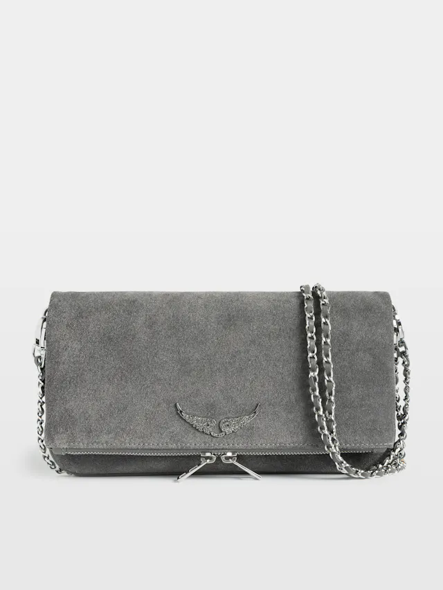 Rock Suede Clutch