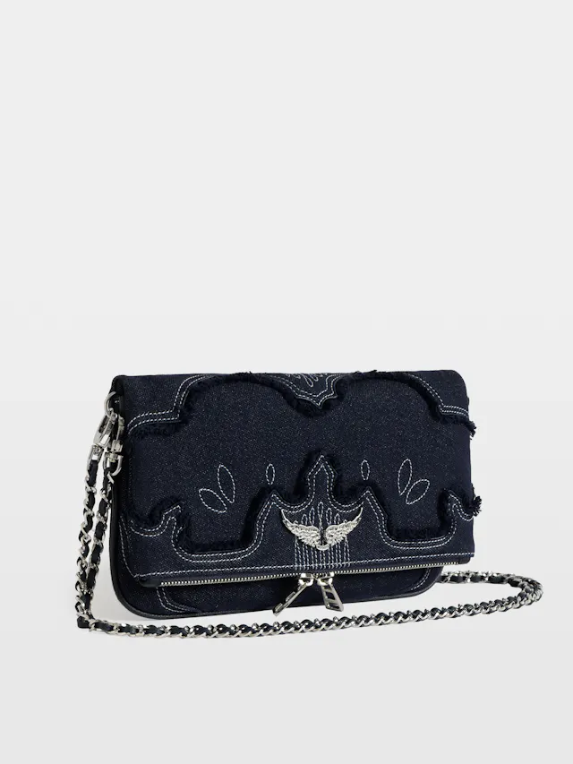 Rock Denim Clutch
