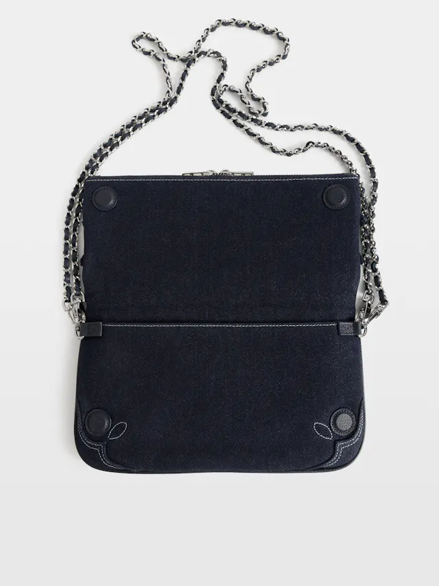 Rock Denim Clutch
