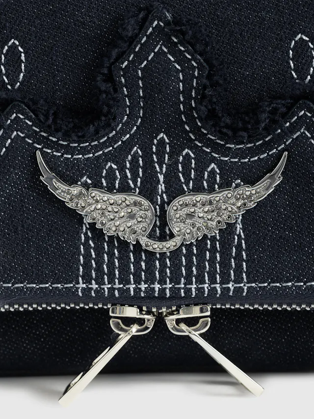 Rock Denim Clutch